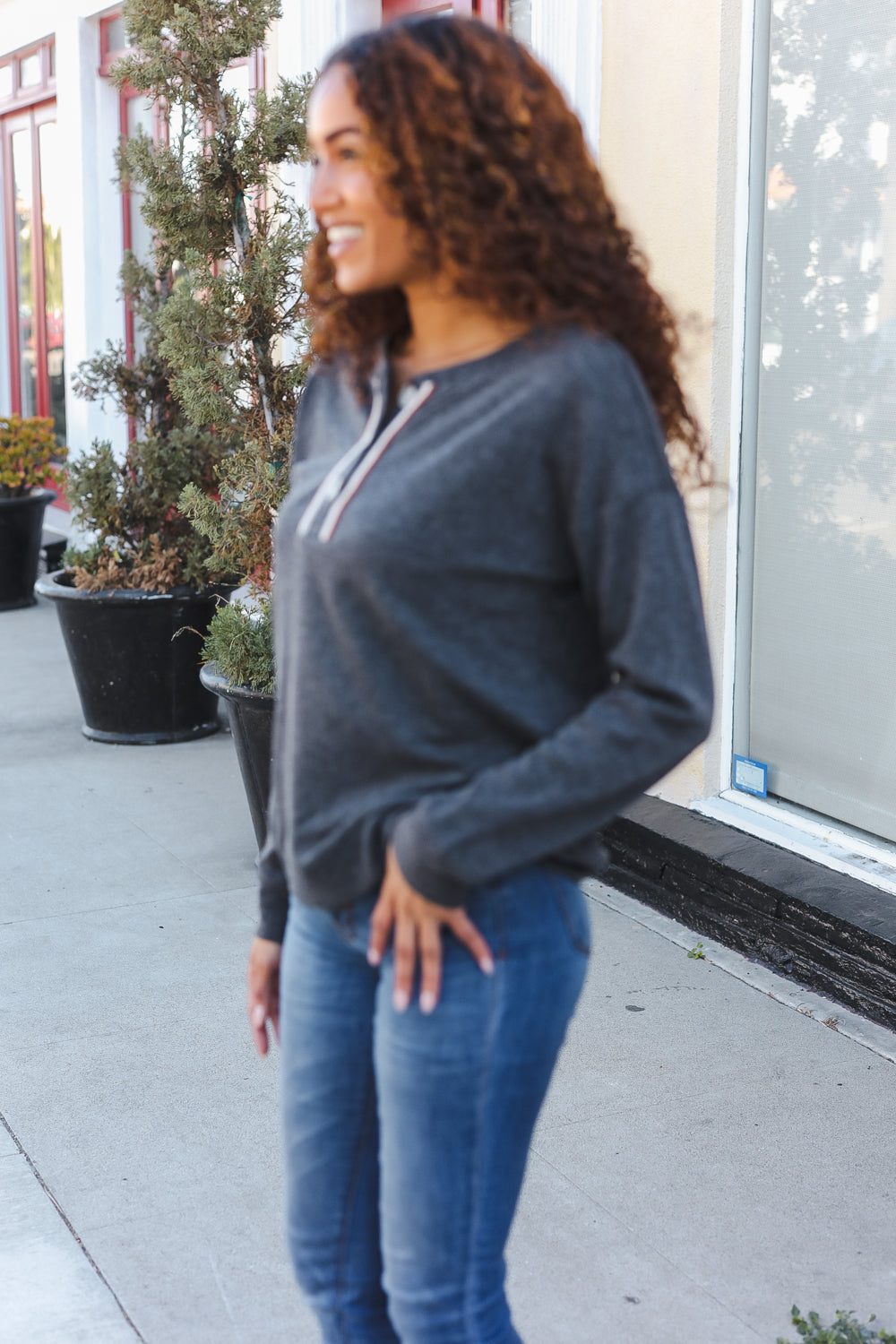 Casual Days Henley Pullover