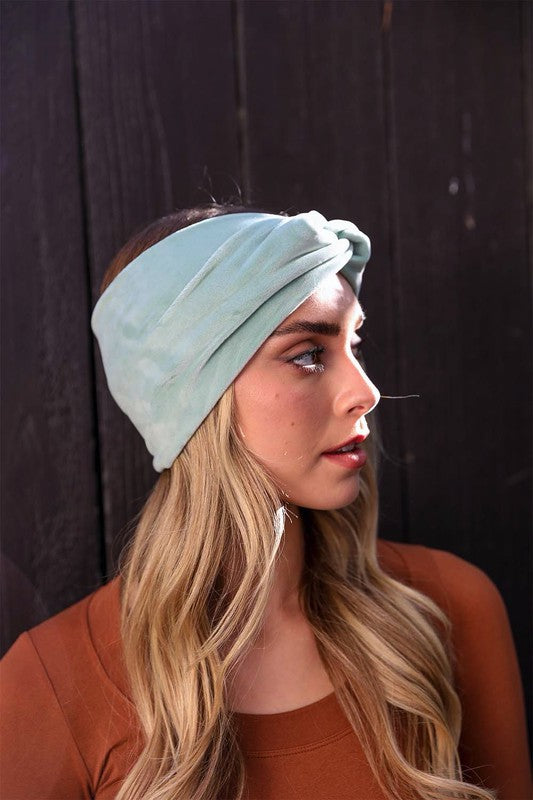 Francesca Twisted Velvet Headband | Multiple Colors