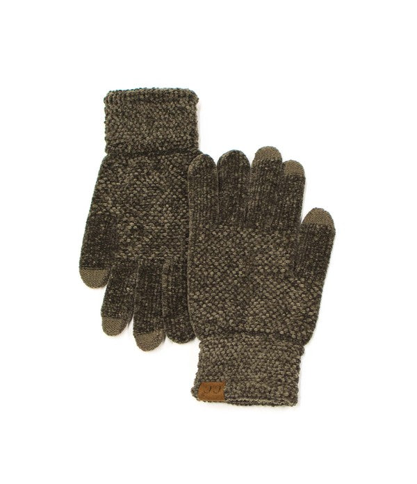 C.C. Chenille Touch Gloves | Multiple Colors