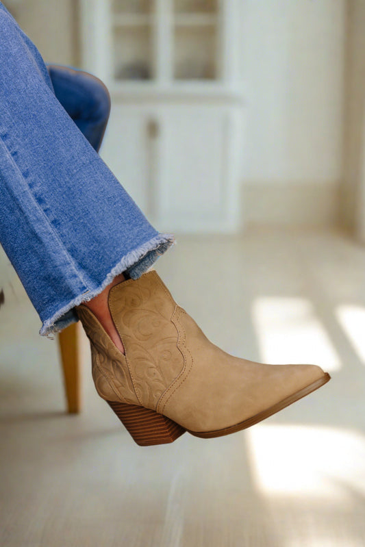 Kelsie Cowgirl Boots | Tan