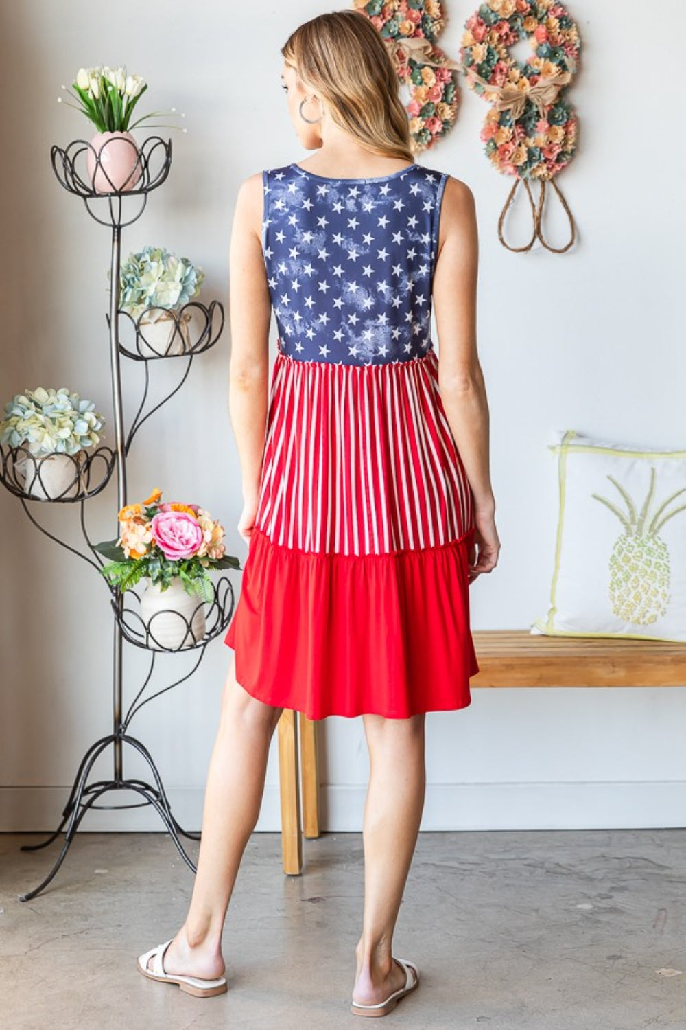 U.S. Flag Tank Dress