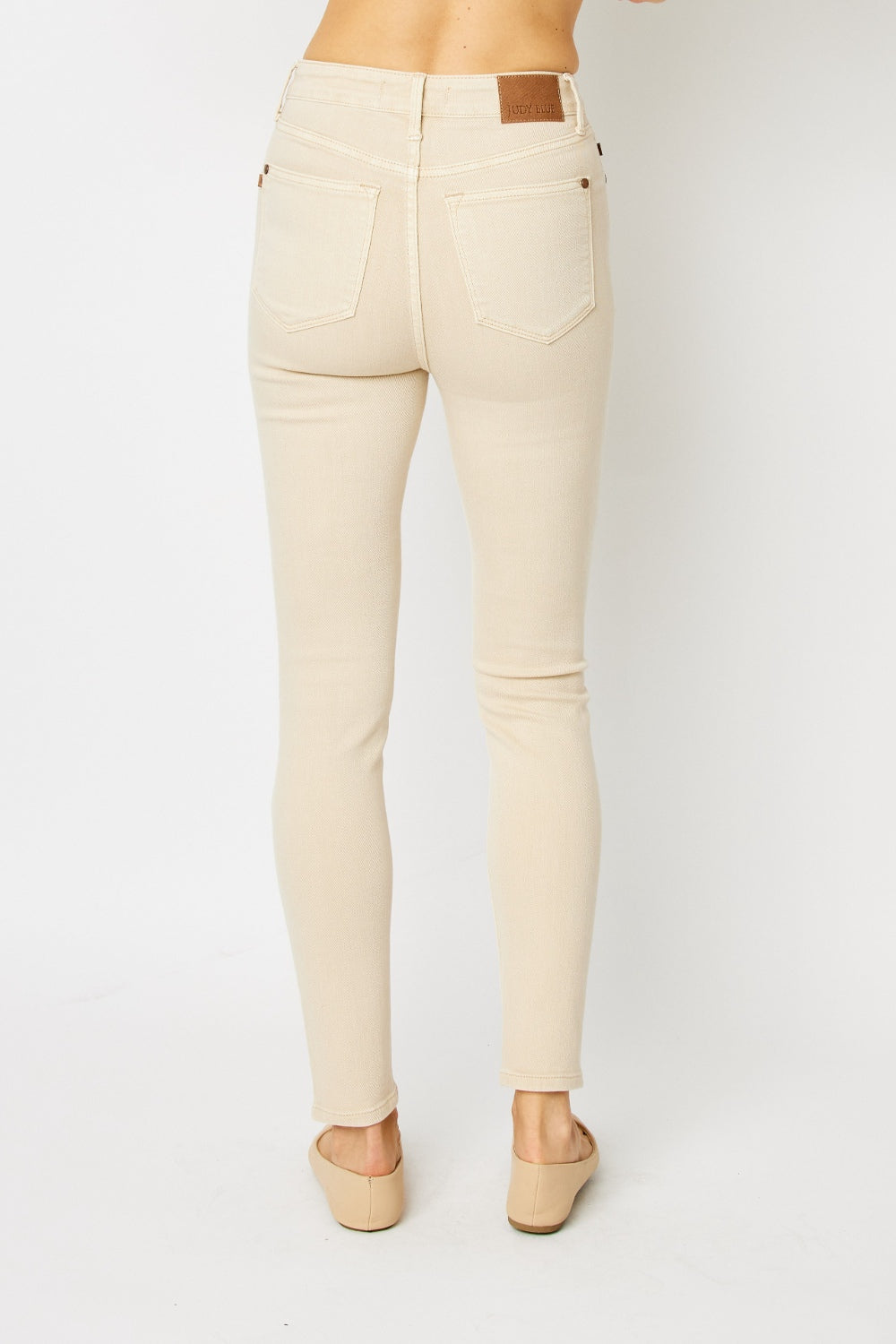 Alaina Garment Dyed Tummy Control Skinny Jeans | Judy Blue