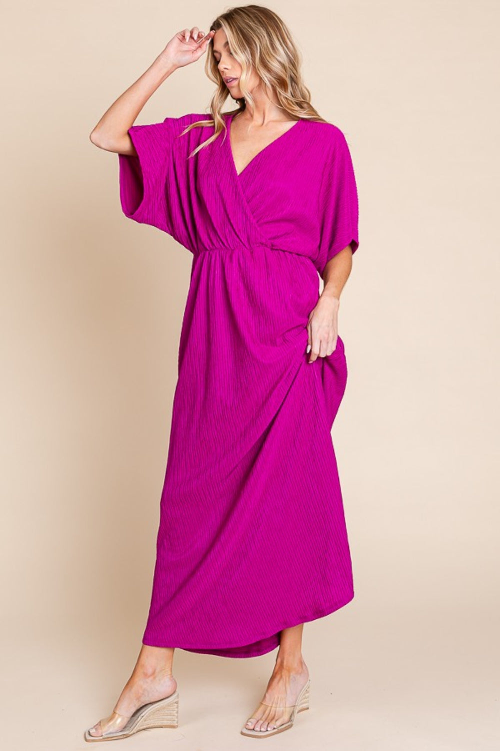 Magenta Maxi Dress