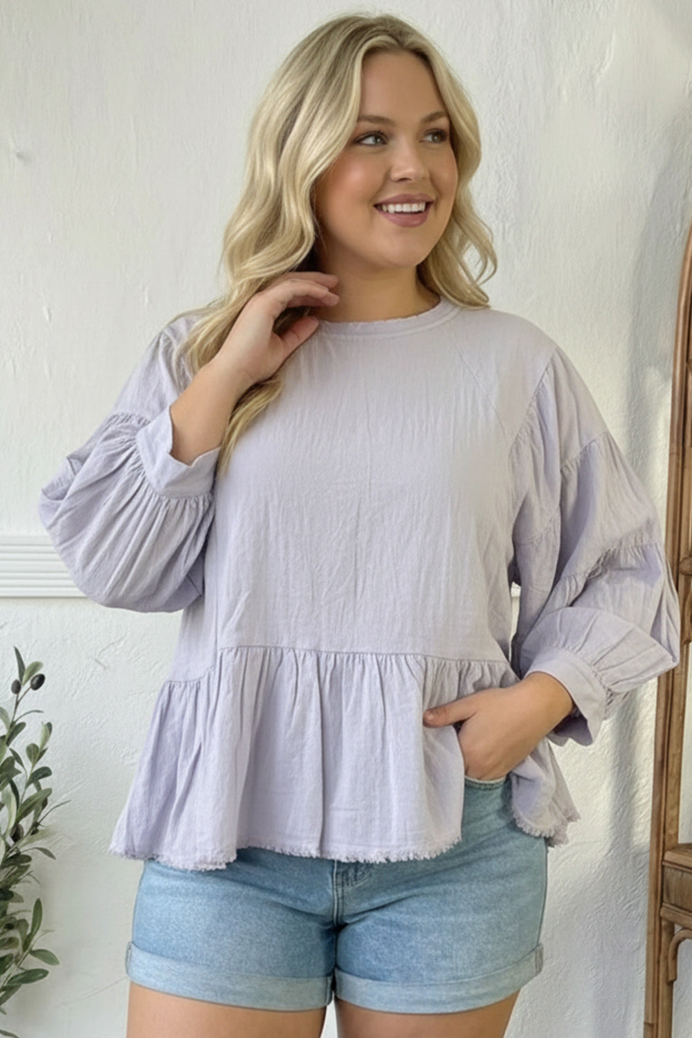Gentle Grace Blouse | Curvy