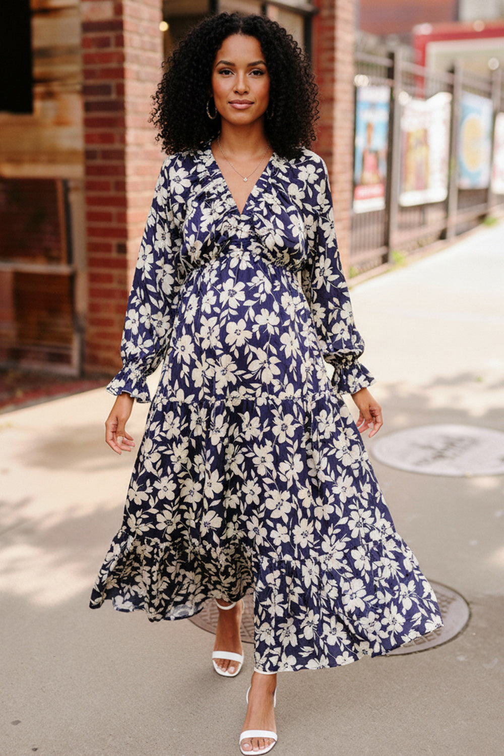 Blue Orchid Romance Maxi Dress