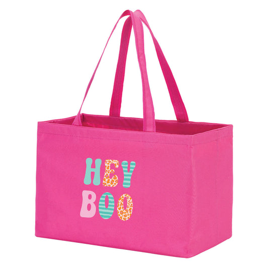 Hey Boo Hot Pink Ultimate Tote