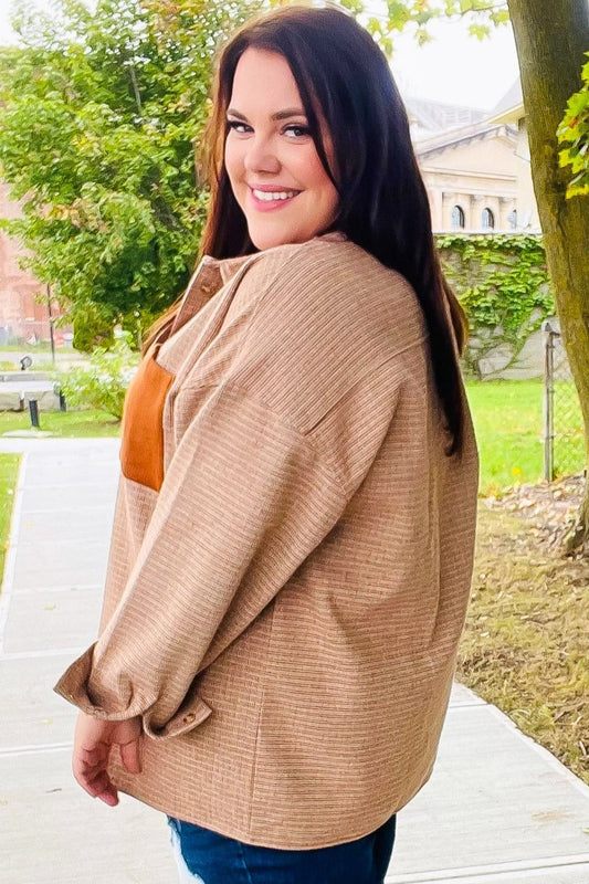 Start Your Day Plaid Oversized Shacket