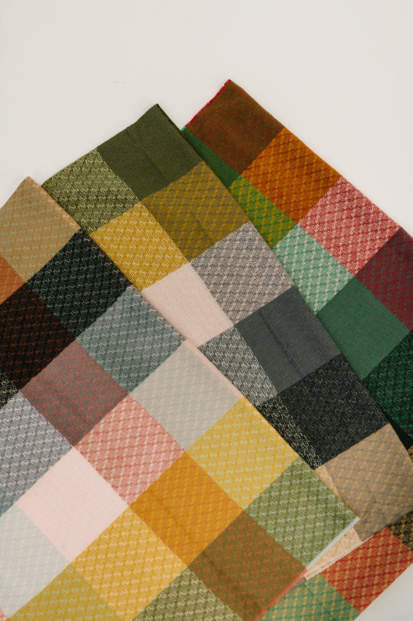 Keep Me Cozy Checkered Fringe Scarf | Berry