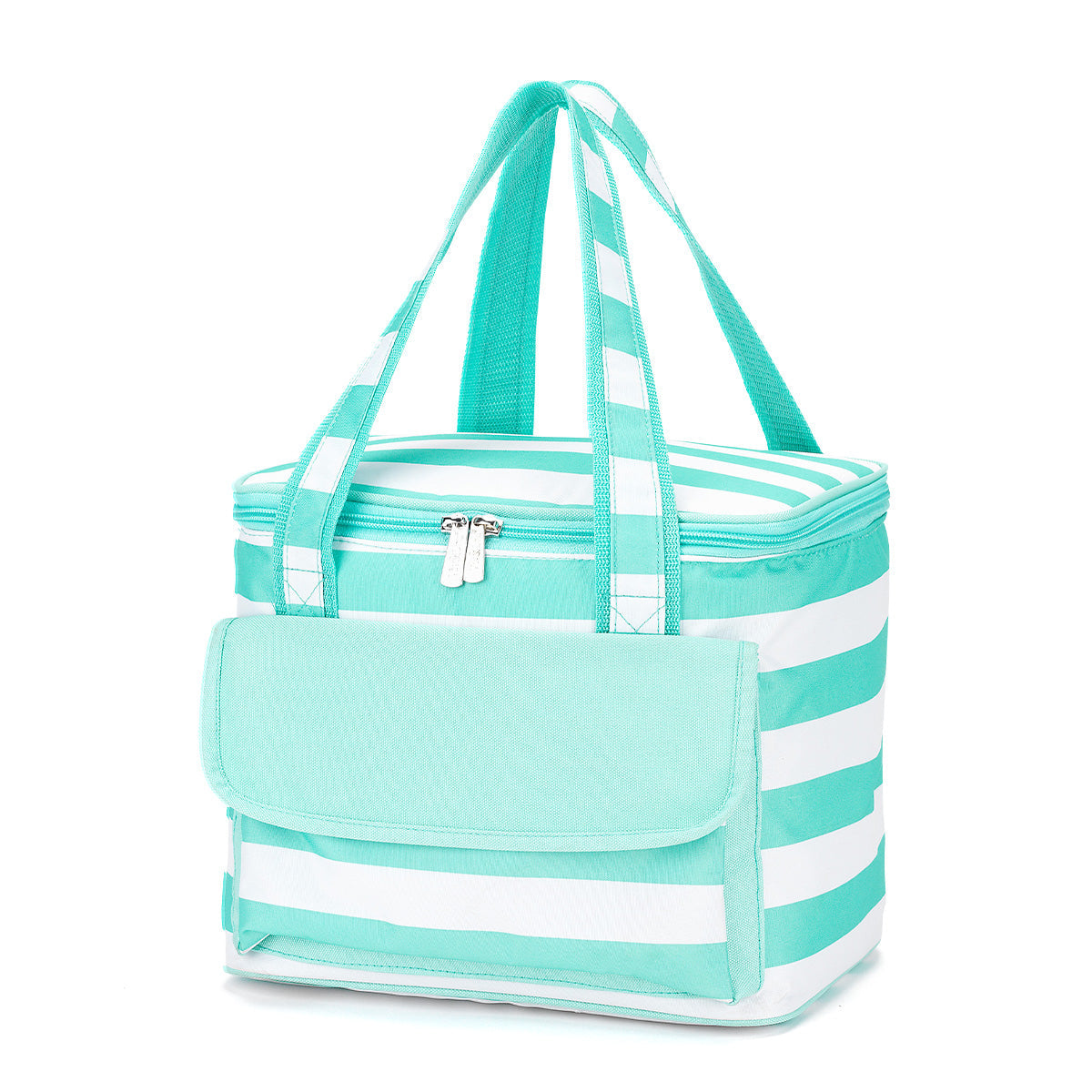 Striped Cooler Bag | Mint