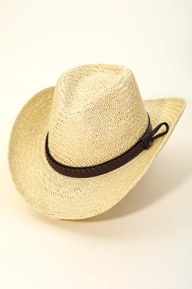 Braided Belt Strap Hat