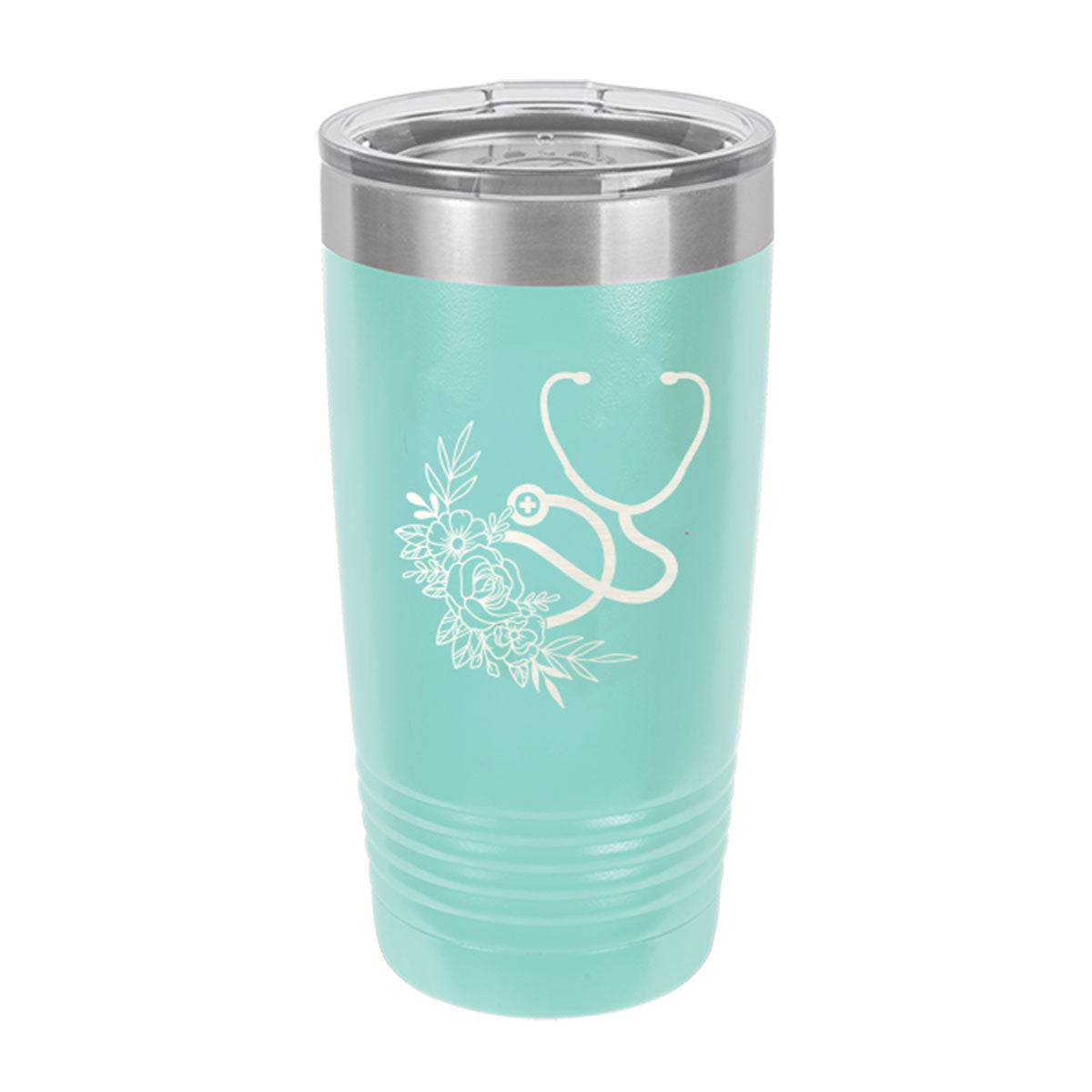 Floral Stethoscope Tumbler | 20oz