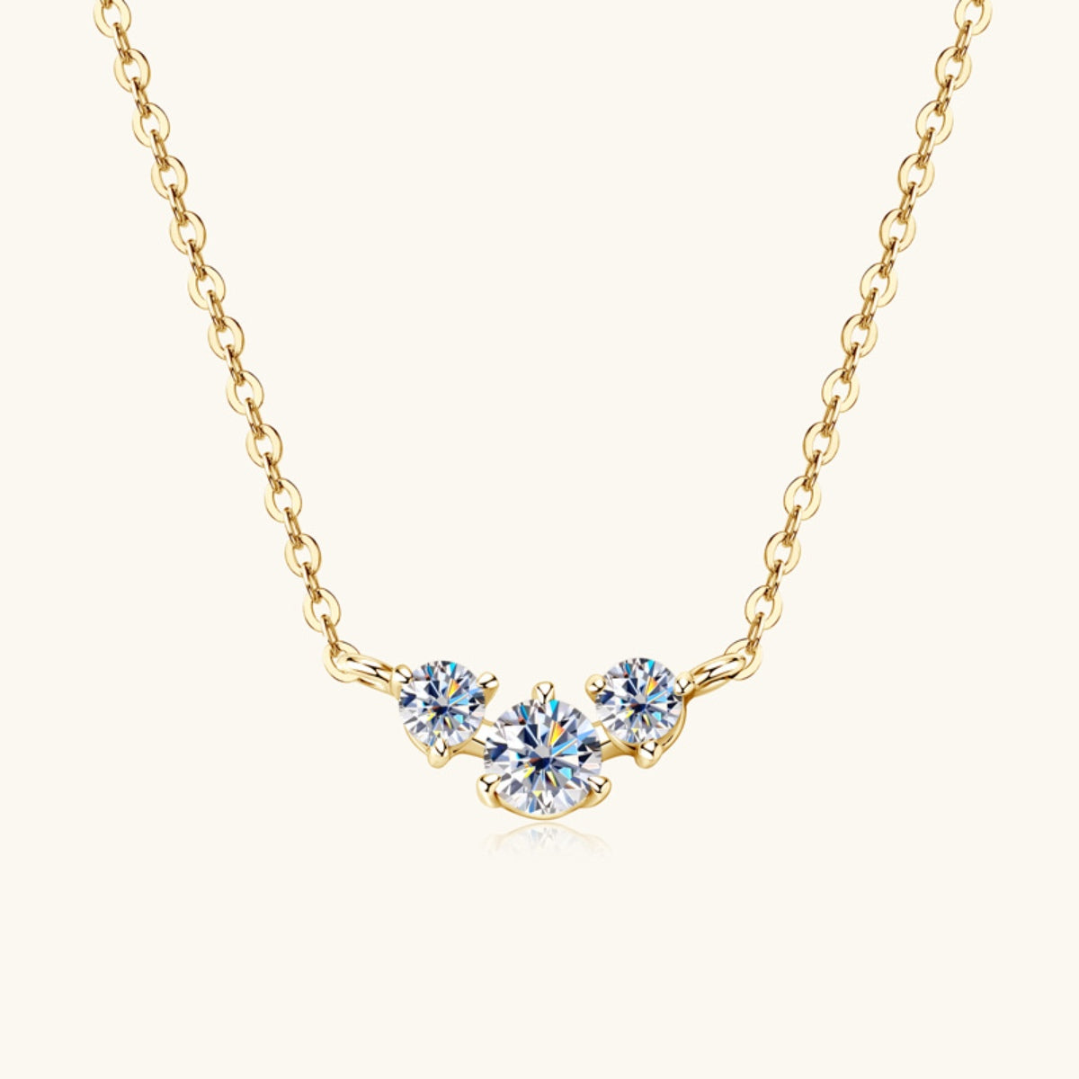Inlaid Moissanite Necklace