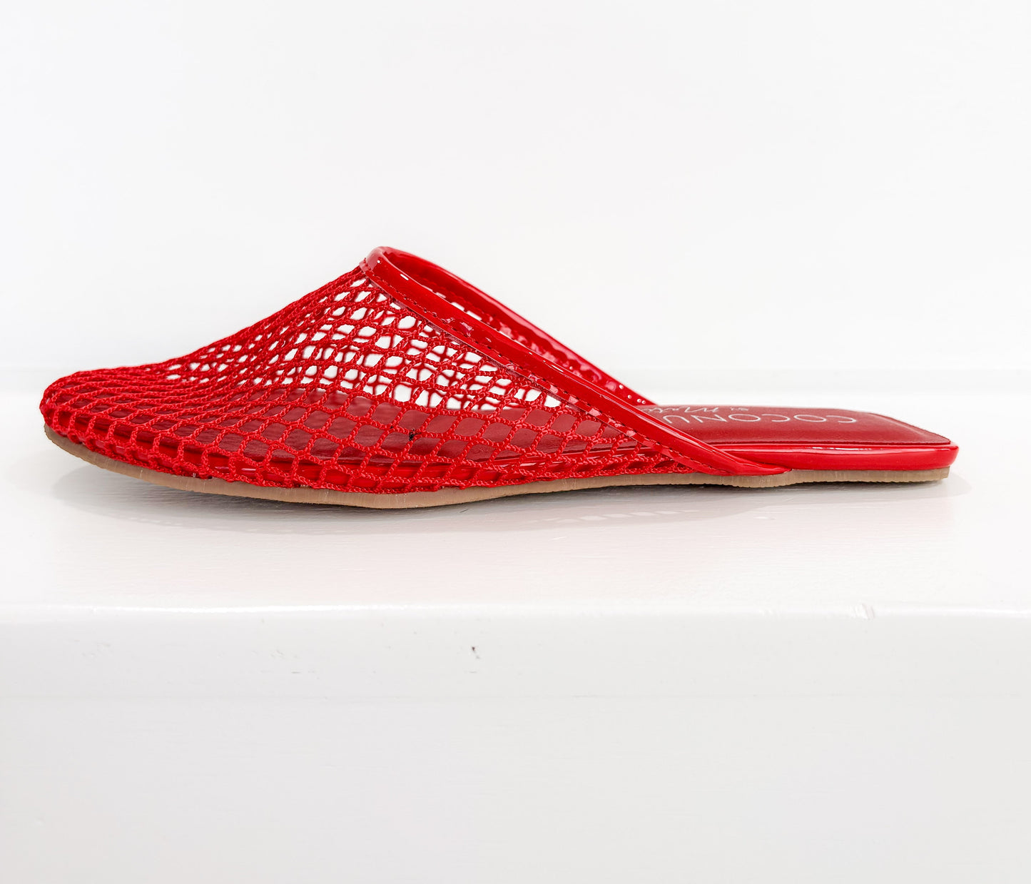 Brooklyn Flat Mules | Red