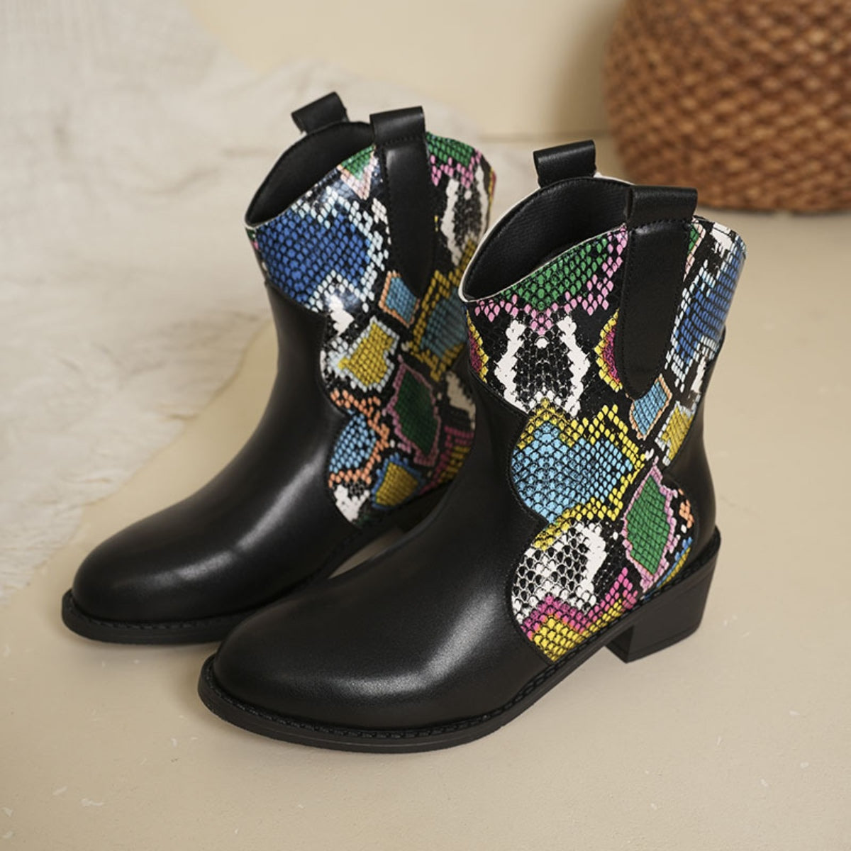 Nipsy Color Block Boots