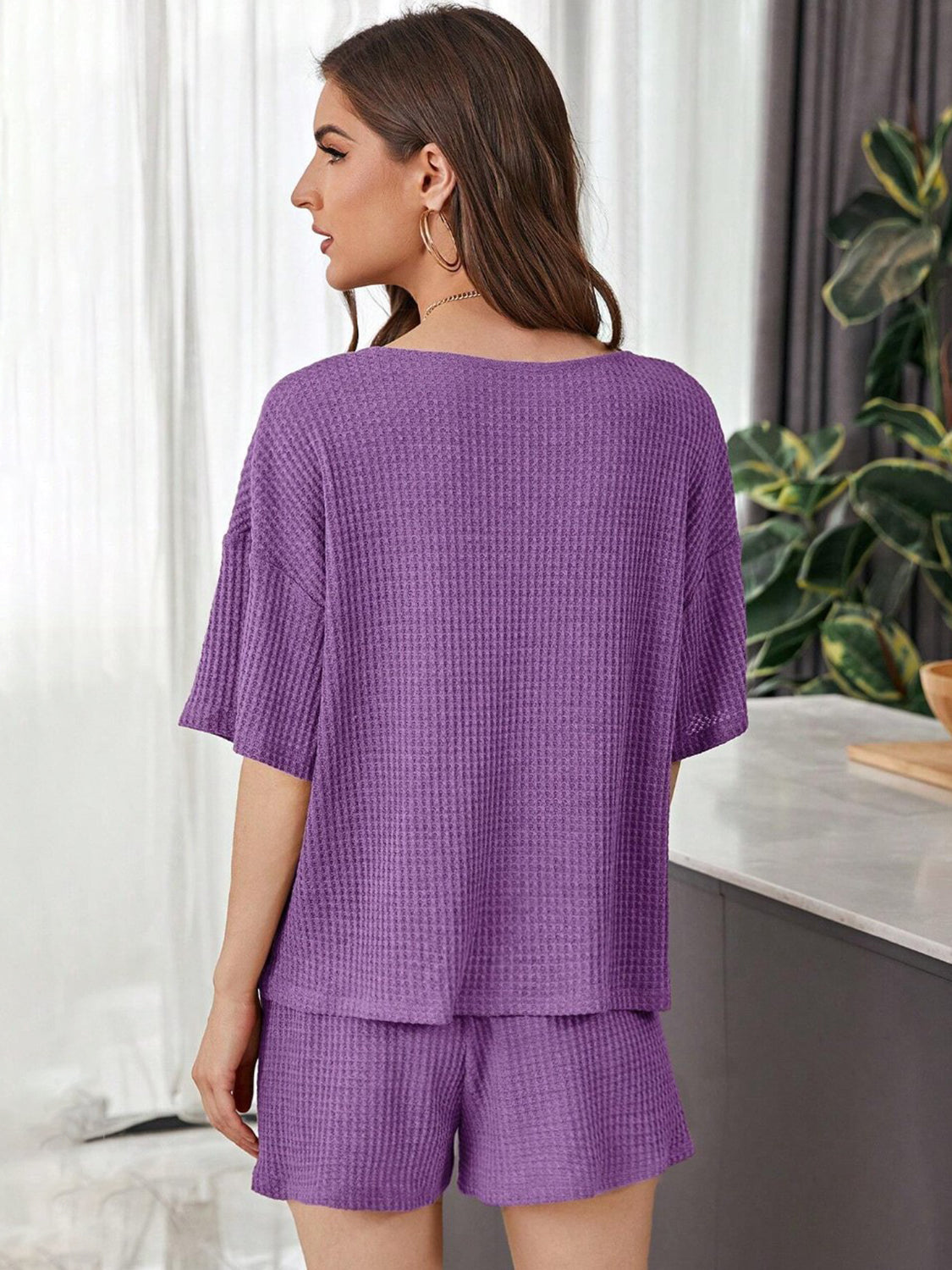 Leila Waffle-Knit Top & Shorts Set | Multiple Colors