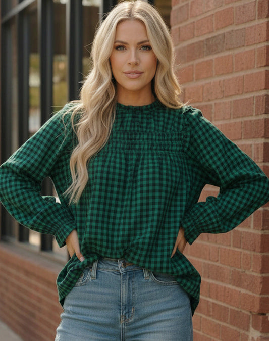 Wildwood Checkered Top
