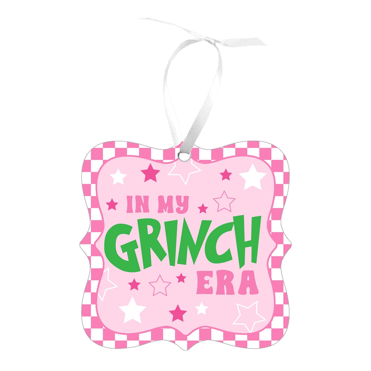 In my Grinch Era Frame Ornament