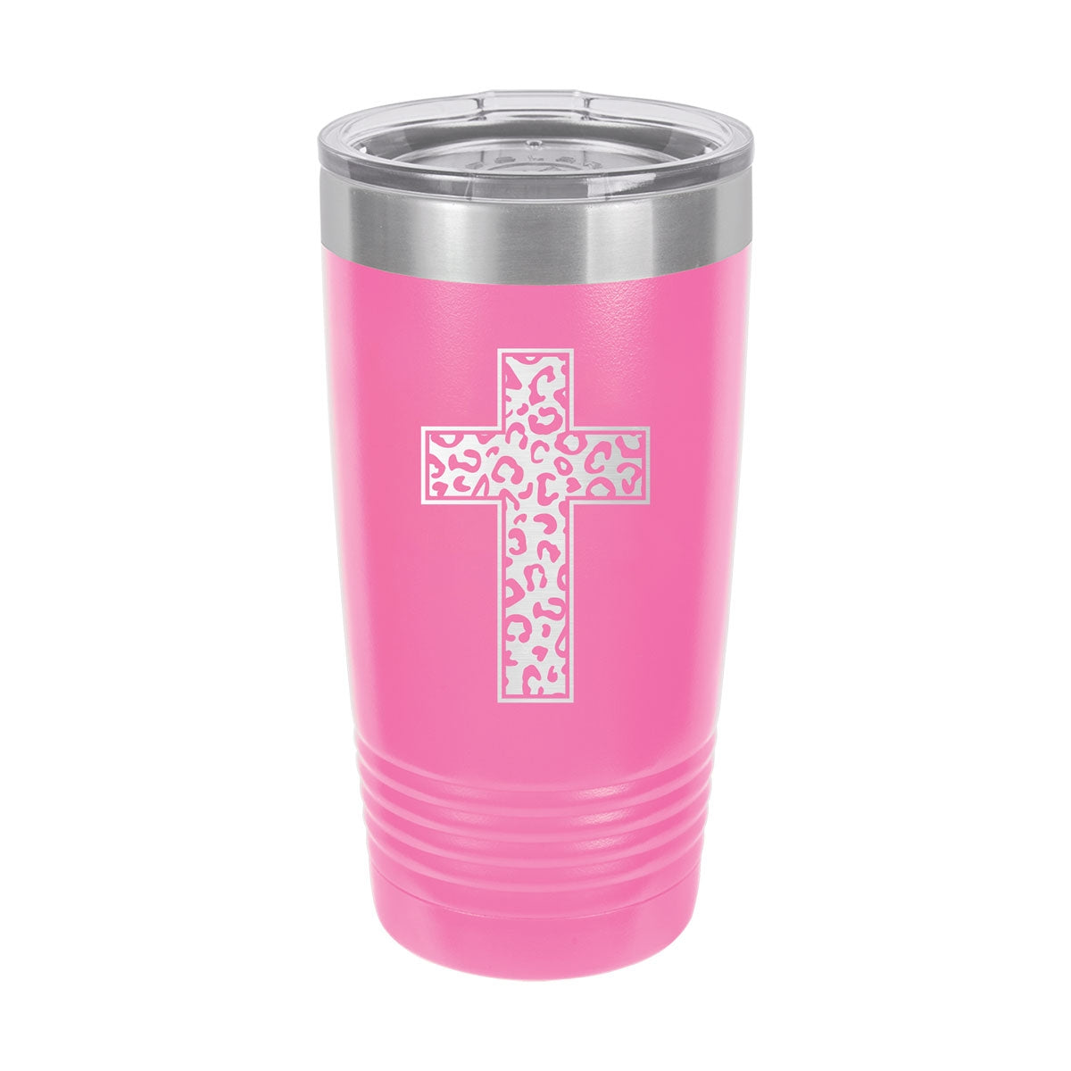 Leopard Cross Insulated Tumbler | 20oz.