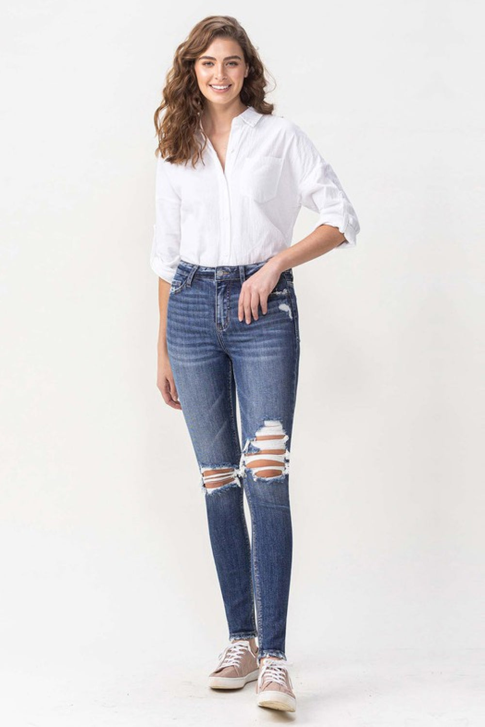 Hayden High Rise Skinny Jeans | Lovervet