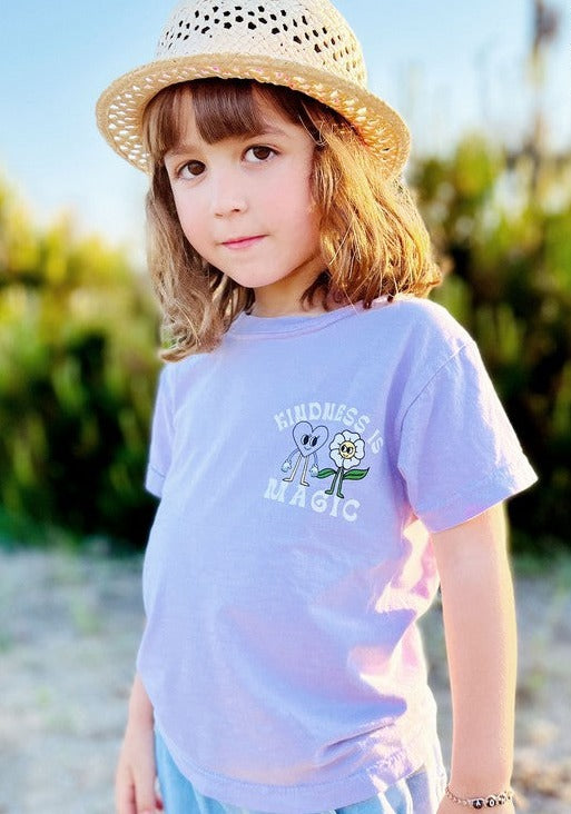 Lavender Kindness Graphic Tee | Kid's