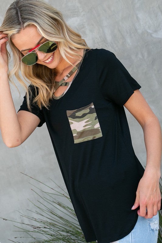 Camo Pocket Tee