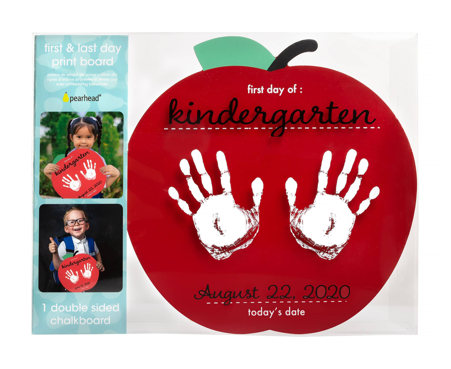First and Last Day of School Reversible Apple Handprint Sign - Bella Lia Boutique