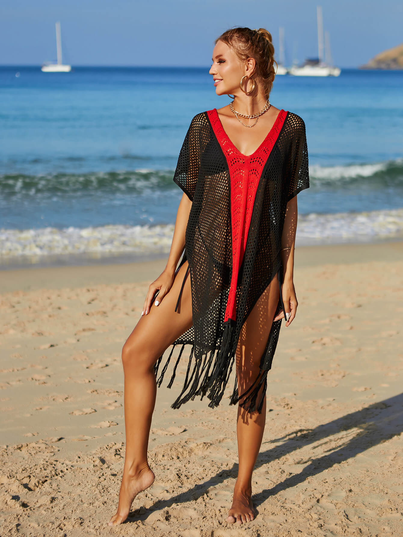 Turquoise Waters Fringe Cover-Up Dress | Multiple Colors
