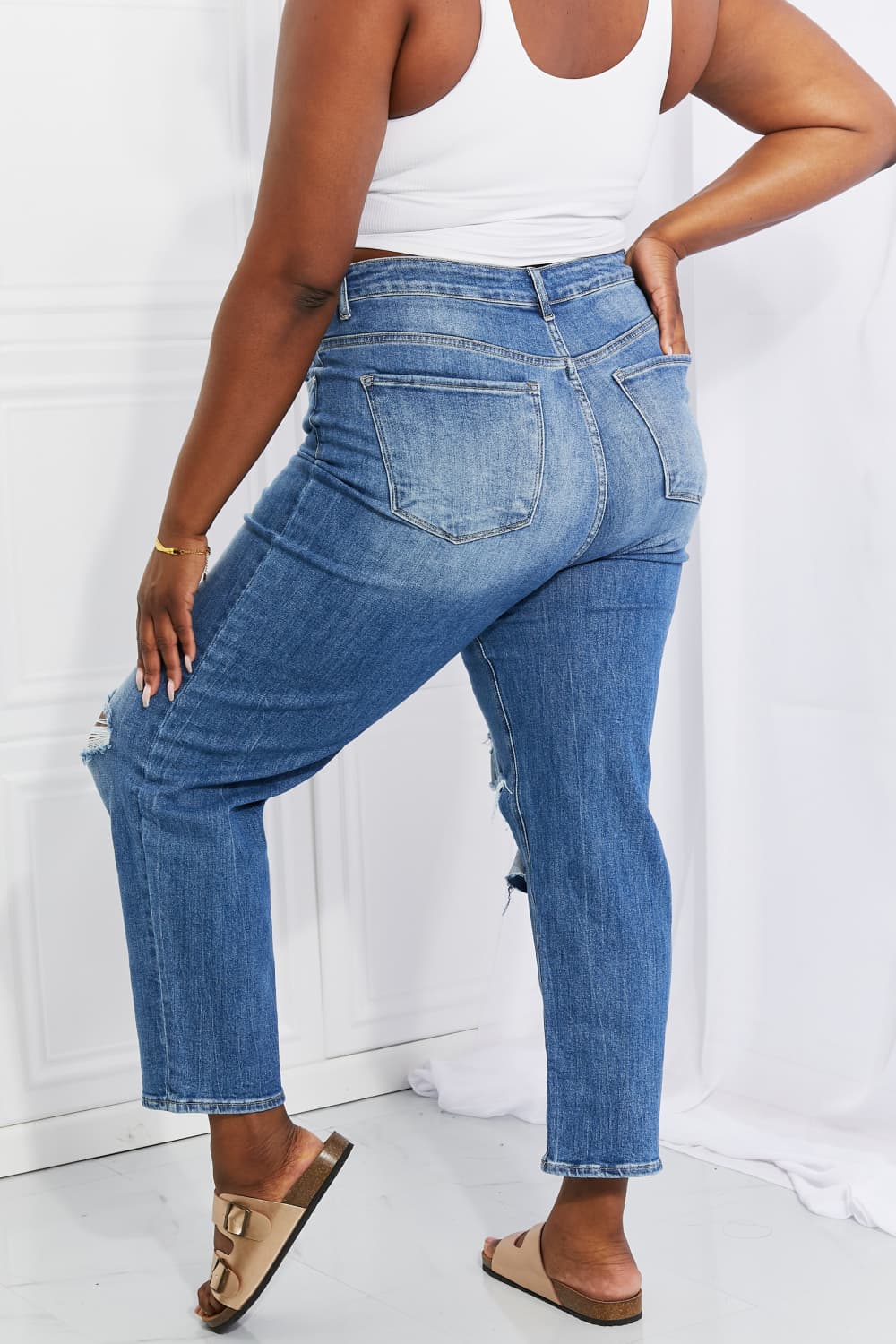 Emily High Rise Relaxed Jeans | Risen