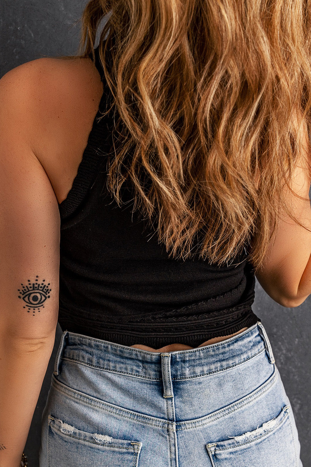 Grecian Scalloped Tank Top