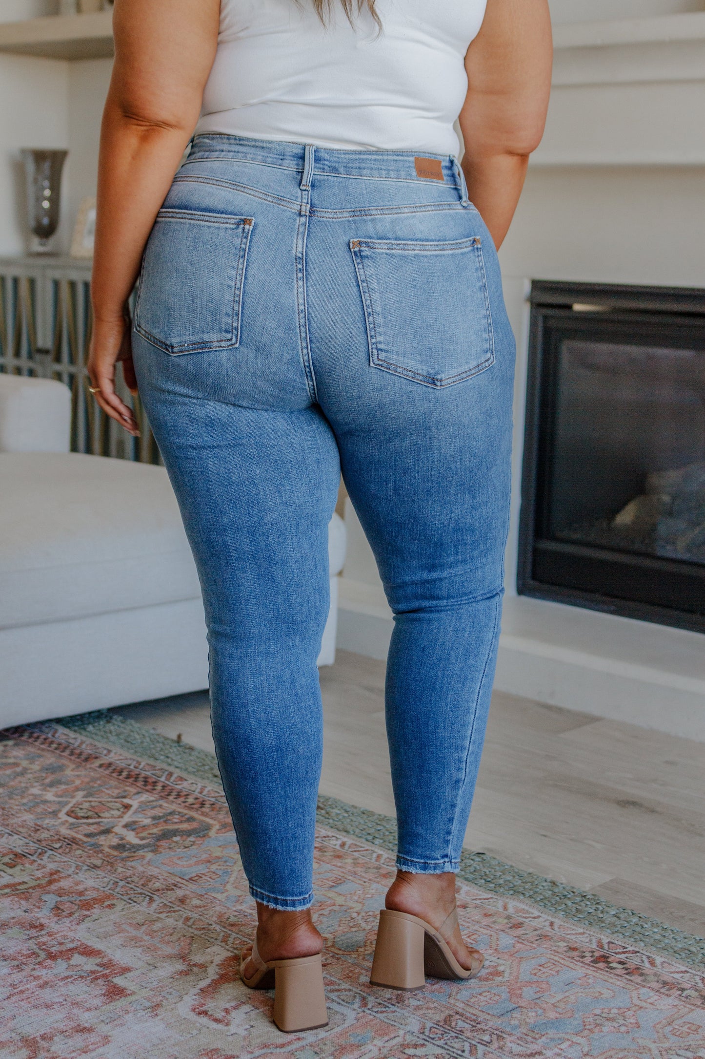 Catherine Mid-Rise Vintage Skinny Jeans | Judy Blue
