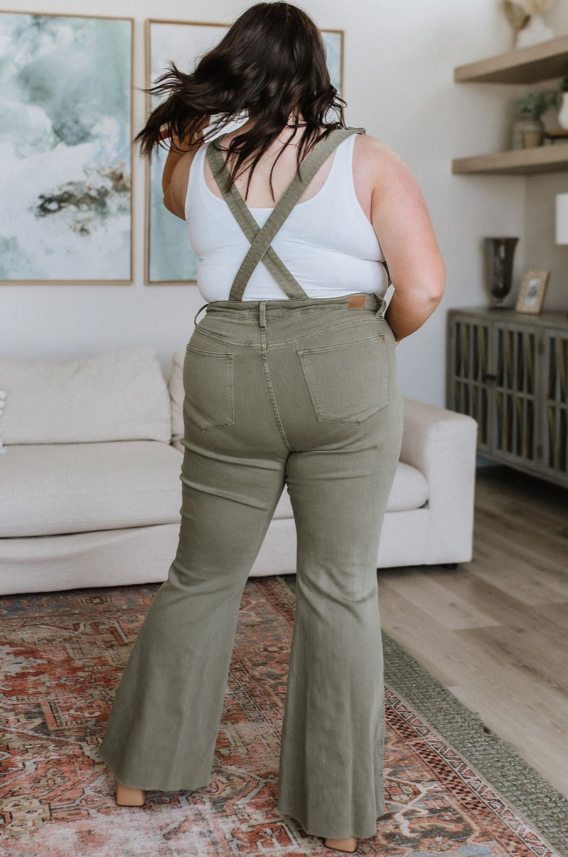 Olivia Control Top Release Hem Overalls | Judy Blue