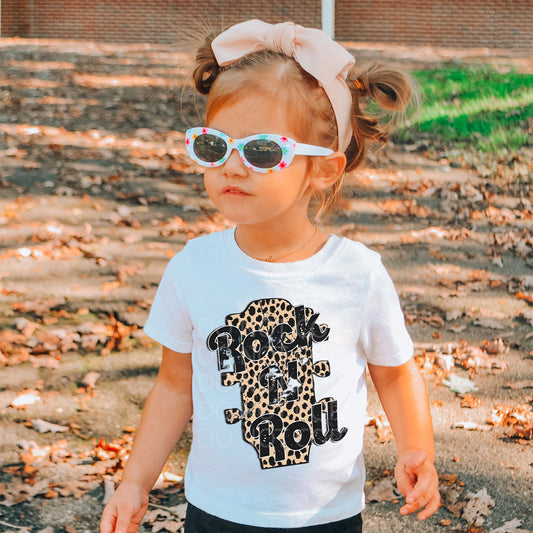Rock n' Roll Toddler and Youth Tee - Bella Lia Boutique
