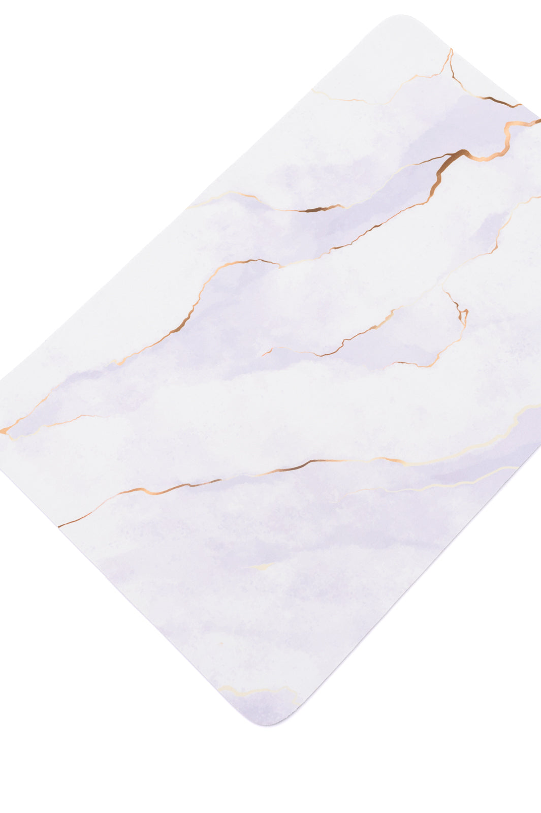 Say No More Luxury Desk Pad | White Marble