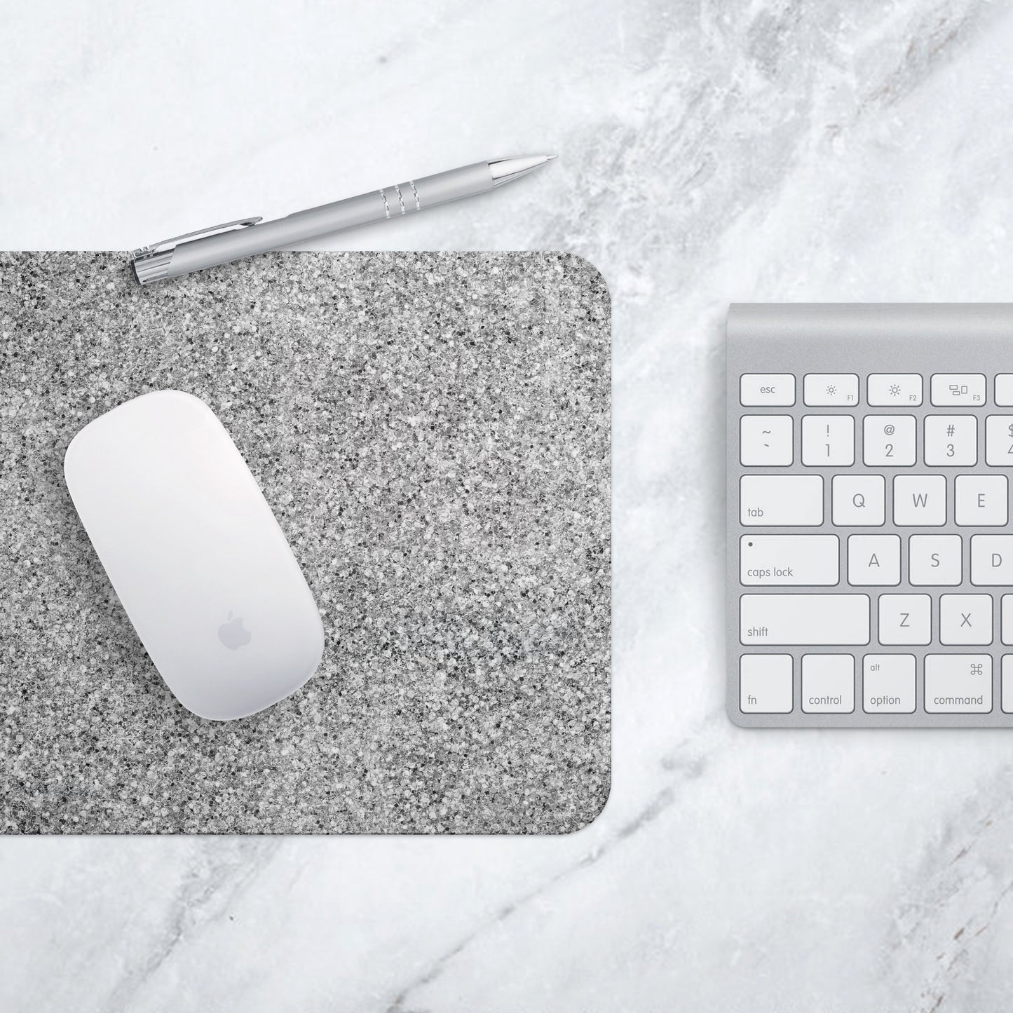 Silver Glitter Mousepad - Bella Lia Boutique