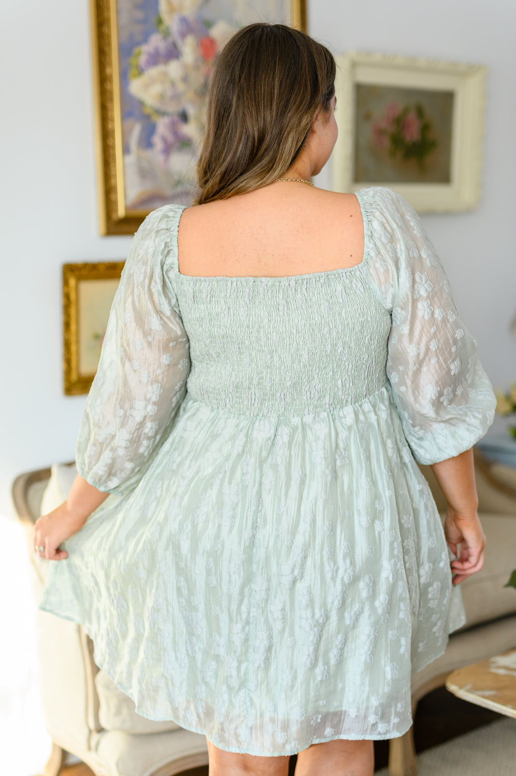 Spotting Fairies Dress | Sage - Bella Lia Boutique