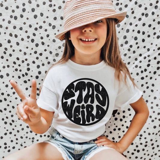 Stay Weird Toddler & Youth Tee - Bella Lia Boutique