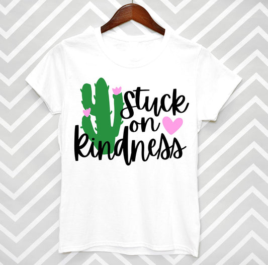 Stuck on Kindness Toddler and Youth Shirt - Bella Lia Boutique