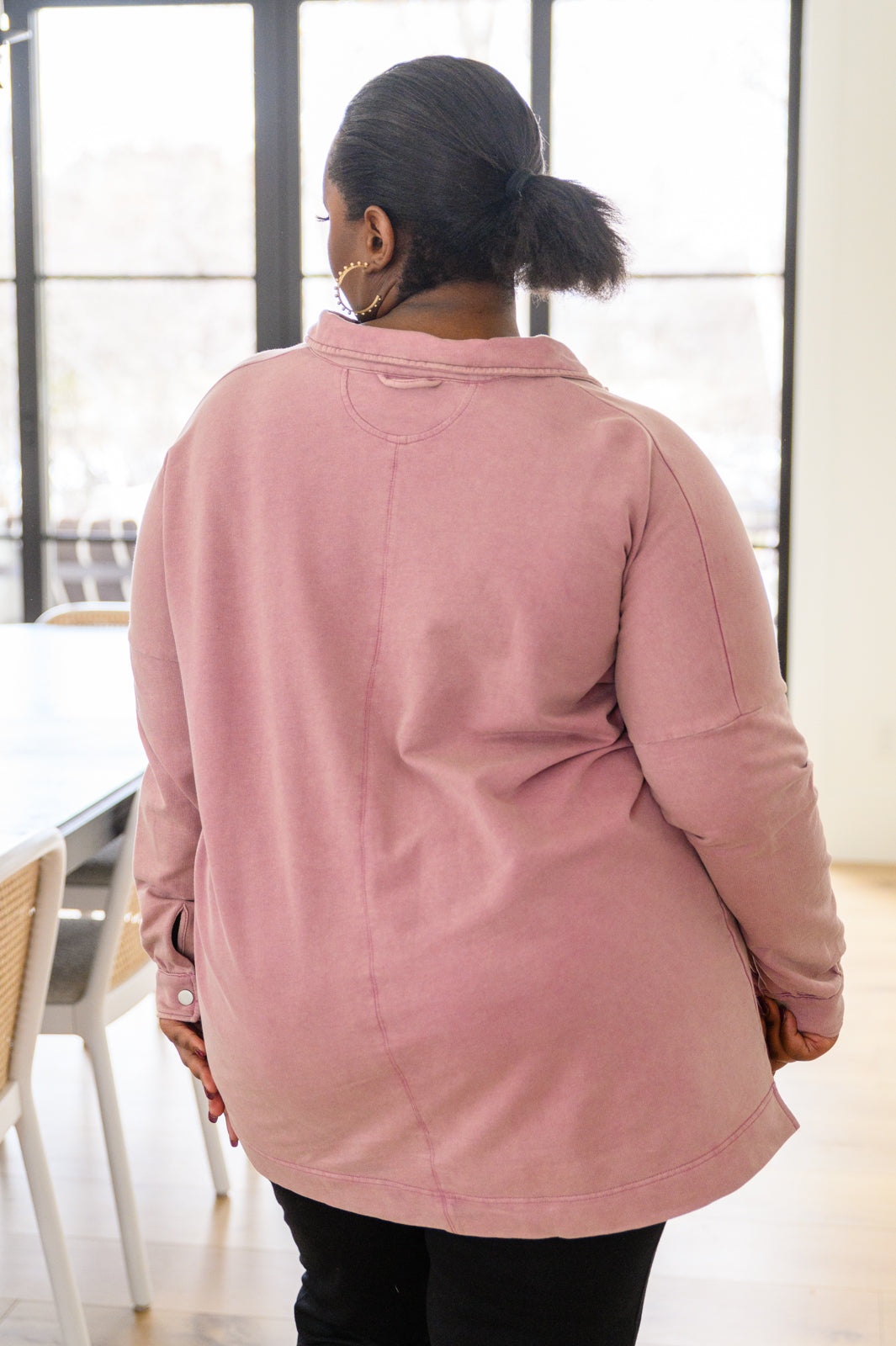 Sweet Crush Collar Pullover | Mauve - Bella Lia Boutique