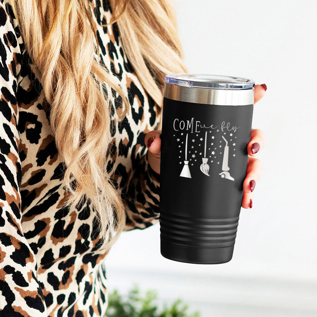 Come We Fly Black 20oz. Insulated Tumbler - Bella Lia Boutique