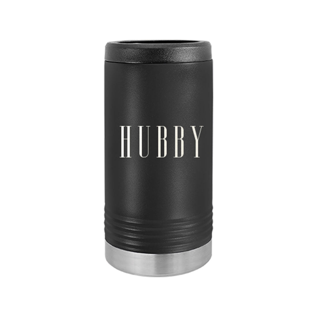 Hubby Black Slim Can Beverage Holder - Bella Lia Boutique