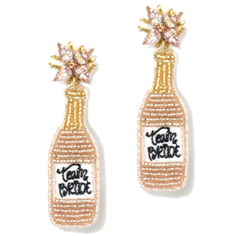 Team Bride Earrings - Bella Lia Boutique