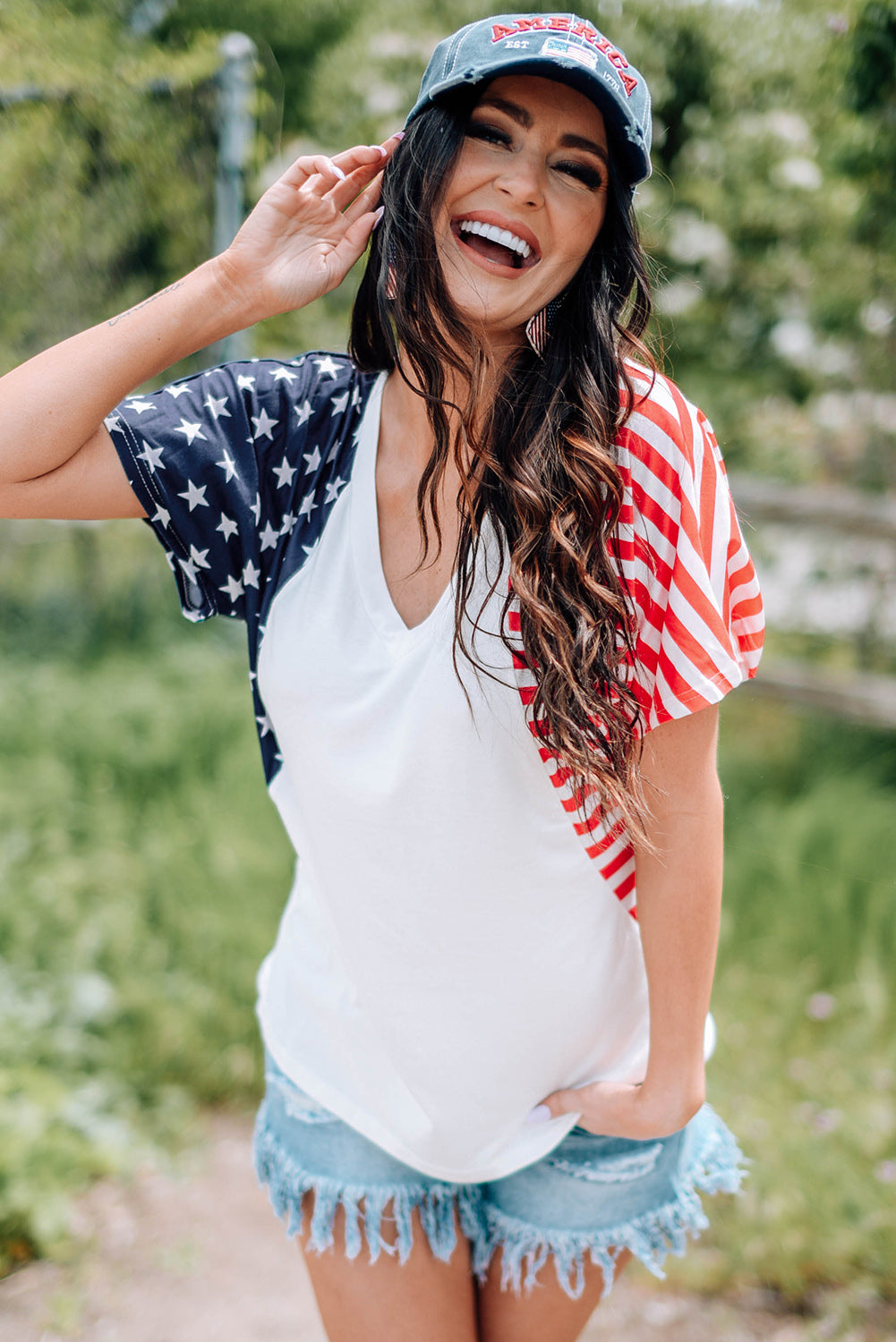 American Flag Top