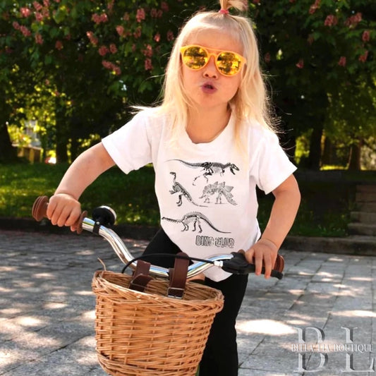 Dino Club Toddler and Youth Tee - Bella Lia Boutique