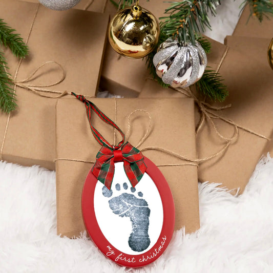 Personalized Photo Ornament & Clean-Touch Ink Pad - Bella Lia Boutique