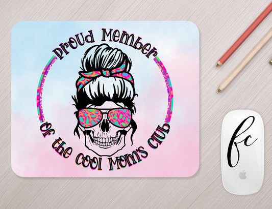 Cool Moms Club Skull Mousepad - Bella Lia Boutique