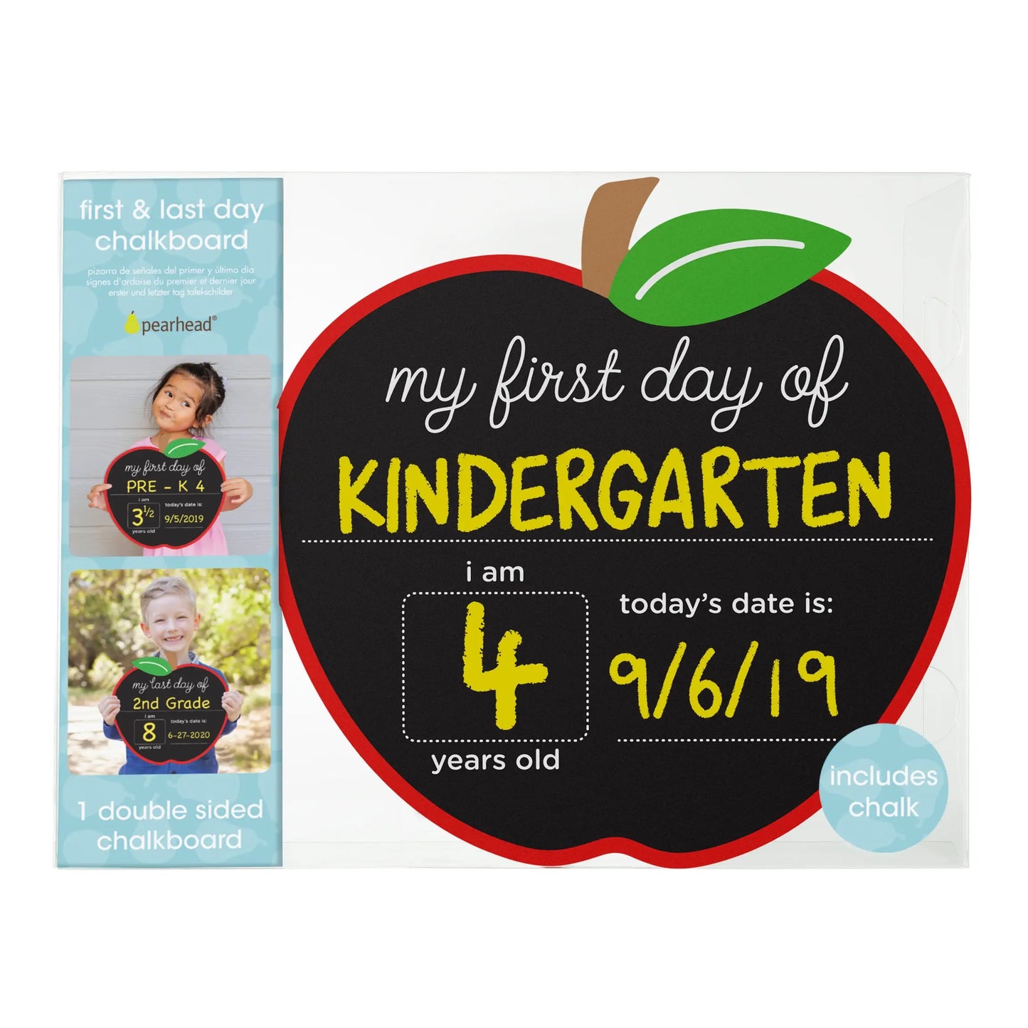 First and Last Day Reversible Apple Chalkboard Sign - Bella Lia Boutique