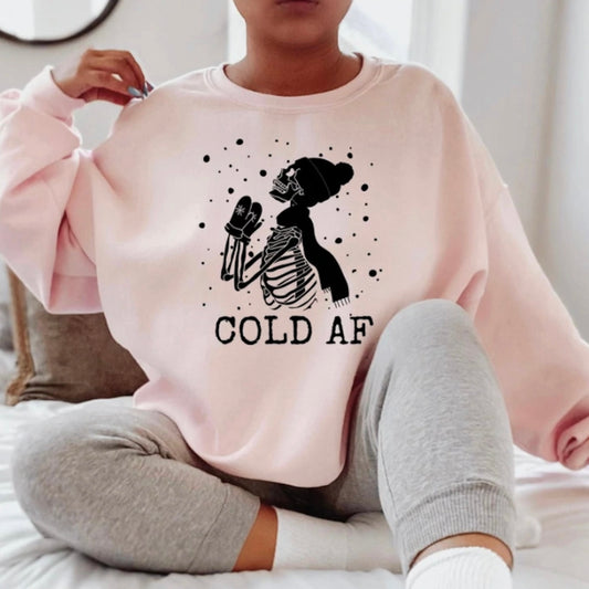 Cold AF Graphic Tee or Sweatshirt - Bella Lia Boutique