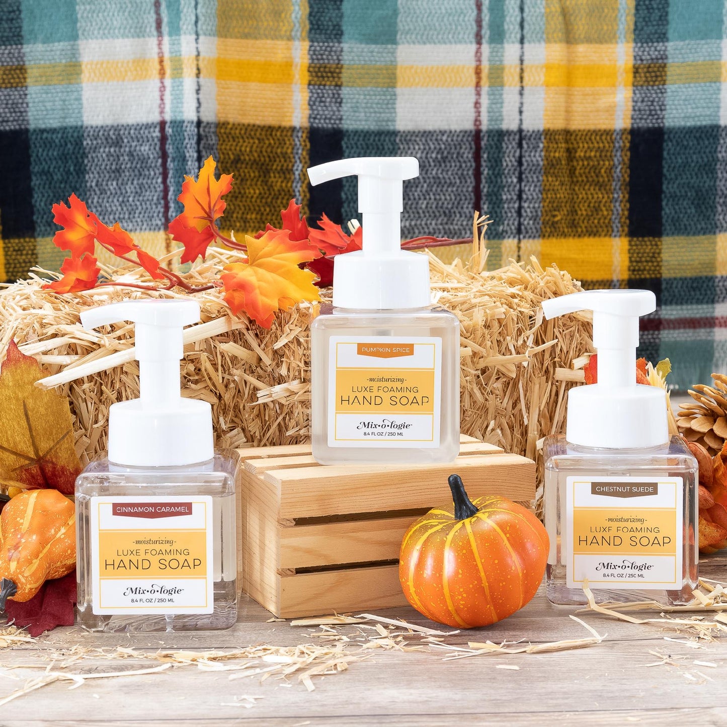 MIX•O•LOGIE Pumpkin Spice Luxe Foaming Hand Soap - Bella Lia Boutique