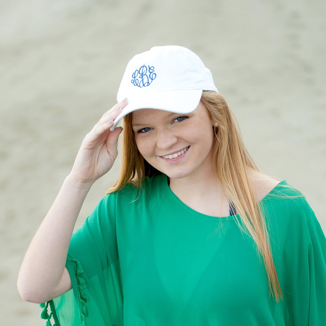 Personalized White Cap - Bella Lia Boutique