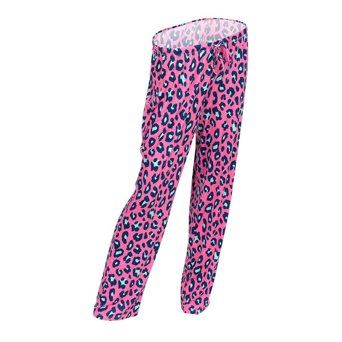 Hot Pink Leopard PJ Pants - Bella Lia Boutique